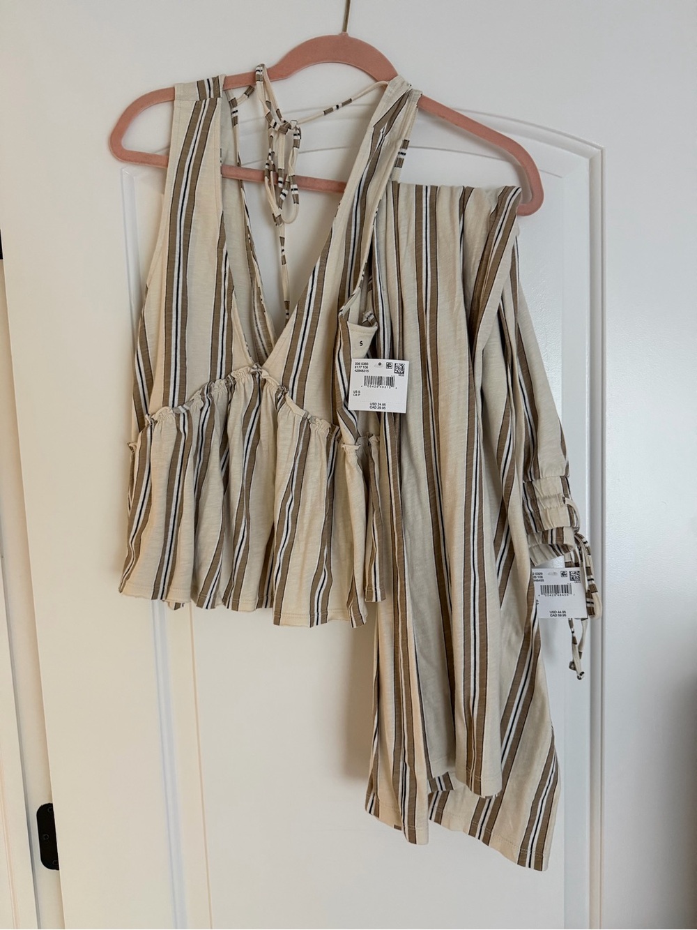 American Eagle Outfitters Striped Matching Set Lounge set
